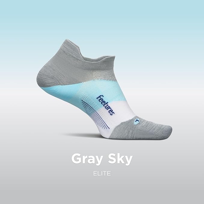 Feetures Elite Ultra Light Cushion Ankle Socks - Sport Sock with Targeted Compression