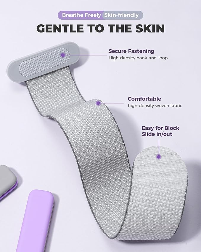 Sportneer 2025 Upgraded Wrist & Ankle Weights for Women Men- 1 Pair (1 lb/2 lb Each) | Adjustable Silicone Weighted Bracelet Set for Gym Yoga Pilates Strength Training Wearable Arm Hand Workout Weights