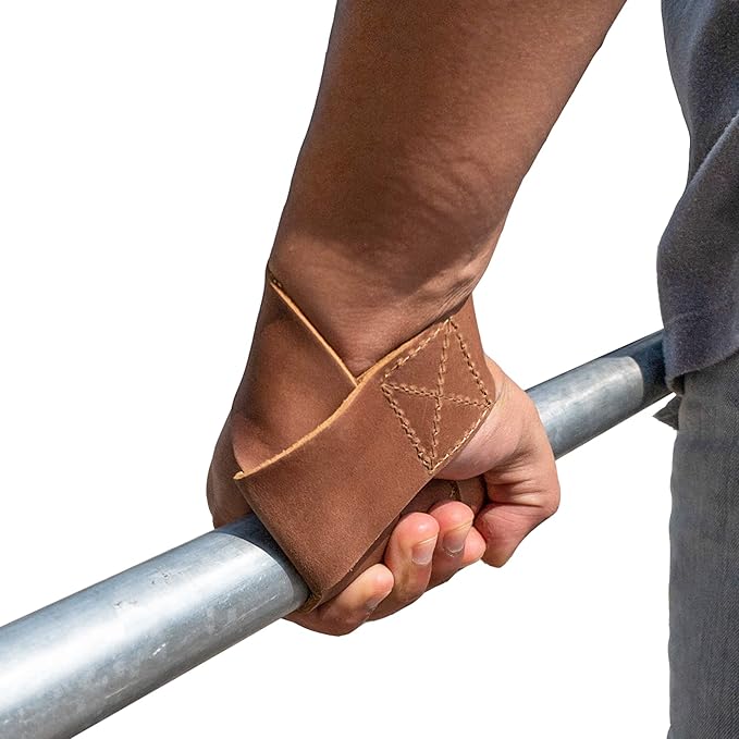 Hide & Drink, Set of 2 Lifting Wrist Straps, Bodybuilding, Sports, Gym, Fitness, Accessories, Strenght Training, Full Grain Leather, Handmade