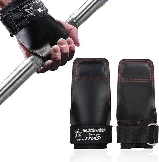 LARA STAR Weight Lifting Wrist Straps for Maximum Grip Support,Lifting Strap for Weightlifting, Gym Grips Hook for Deadlifts, Powerlifting, Heavy Shrug Women/Men