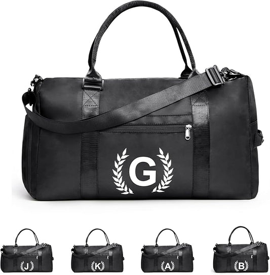 Gym Bag for Women & Men, Fitness Workout Sports Travel Duffle Bag with Wet Pocket & Shoes Compartment, Great Present for Gym Lovers