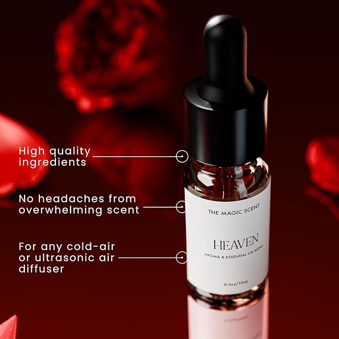 Heaven Diffuser Oil for Home & Hotel - Cold-Air & Ultrasonic Scented Oils for Diffuser Inspired by Aria Hotel, Las Vegas - Essential Oils for Diffusers Aromatherapy (10 ml)