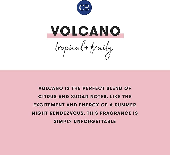 Capri Blue Volcano Reed Diffuser Set - Includes Reed Diffuser Sticks, Fragrance Oil, and Glass Bottle - Luxury Scented Room Freshener - White (8 fl oz)