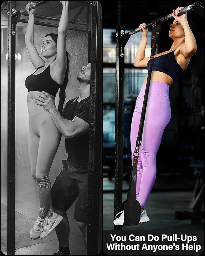 Resistance Bands, Exercise Bands, Resistance Bands for Working Out, Pull Up Assistance Bands, Work Out Bands with Handles for Men and Women Fitness, Strength Training Equipment