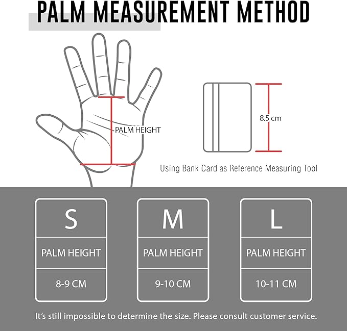 Men's Heavy Duty Wrist Wrap Gloves - Ideal for Workouts, Gym, Deadlifts, and Crossfit with Wrist Palm Protection