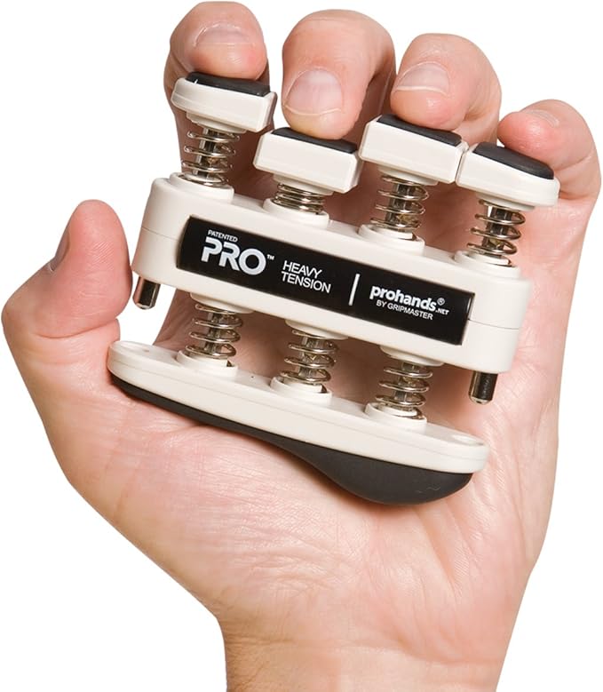 Prohands PRO Hand Exerciser, Finger Exerciser (Hand Grip Strengthener), Spring-Loaded, Finger-Piston System, Isolate and Exercise Each Finger