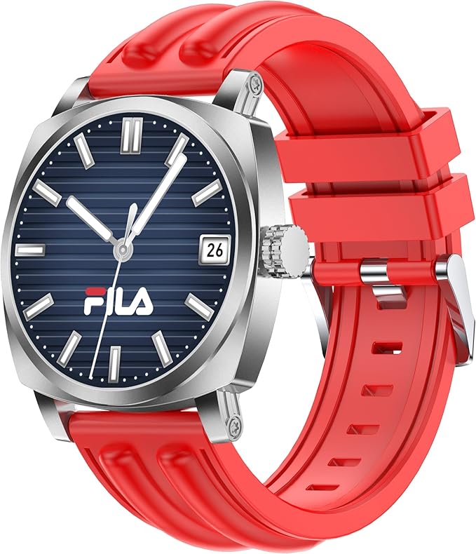 Fila Smart Watch, 1.43’’ AMOLED Fitness Tracker for Men Women with 130+ Sport Modes, Activity Tracker with 24/7 Heart Rate/Sleep Monitoring, IP68 Waterproof Pedometer for Android iOS