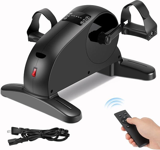 Electric Pedal Exercicser mini Motorized Exercise Bike for Leg and Arm Low Impact Exercise