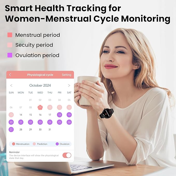 Hwagol Smart Watches for Women Men[Calls/Metal Thin] for Android iPhone Compatible,1.43" Micro-Spherical AMOLED Screen,IP68 Waterproof Fitness Tracker Heart Rate/SpO2/Sleep Monitor/Pedometer