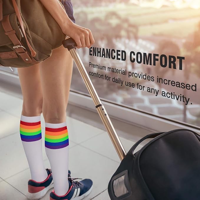 NEWZILL Medical Compression Socks for Women & Men Circulation 20-30 mmHg, Best Support for Running Athletic Cycling Nursing Travel Work and Fitness