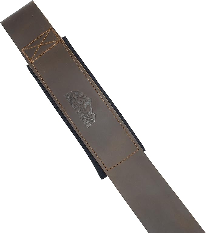Andean Leather, Leather Lifting Straps for Weightlifting, Bodybuilding, Powerlifting, Strength Training, & Deadlifts - Padded Neoprene with Full Grain Leather