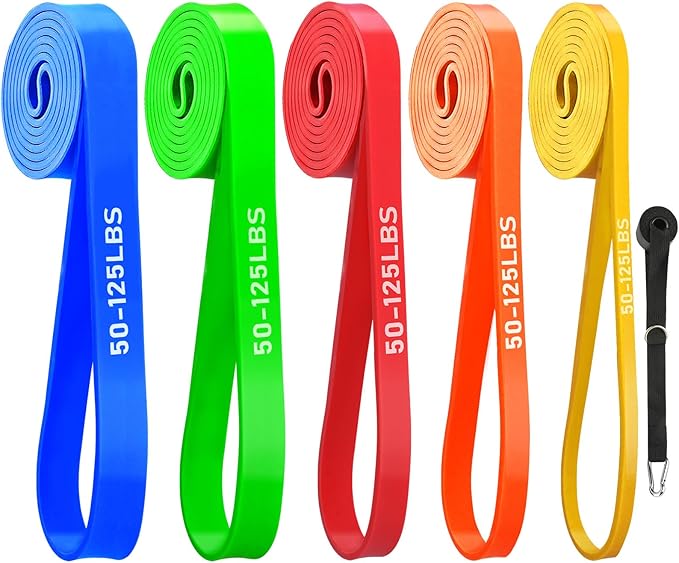 Resistance Bands, Pull Up Bands, Pull Up Assistance Bands Set for Men & Women, Exercise Workout Bands for Working Out, Body Stretching, Physical Therapy, Muscle Training