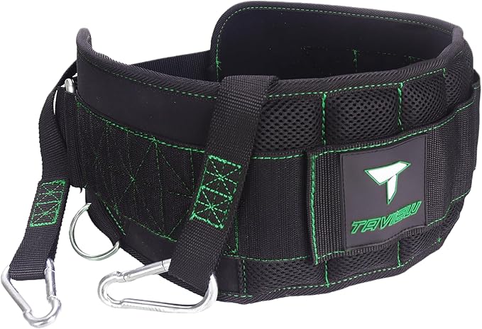 Heavy Duty Dip Belt With Chain - Weighted Pull Up Belt for Workout
