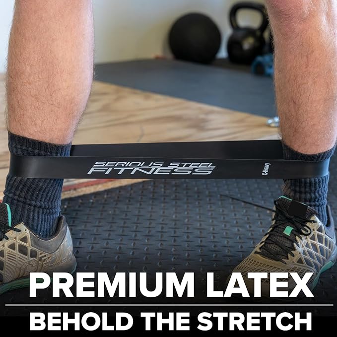 Serious Steel Fitness Mini Resistance Loop Bands | Rehab and Prehab Stretch Bands | 12" Exercise Workout Bands (Sets of 5 Pack and Sets of 10 Pack Trainer Options Available!)