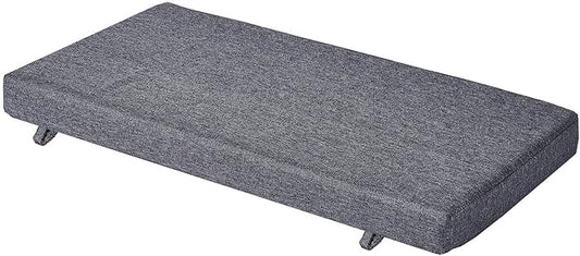 Piano Bench Cushion for Indoor Shoe Storage with Ties Non Slip Picnic Bench Pad for Kitchen Dining Table Seat 40 x14 inch,Dark Grey