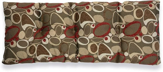 Klear Vu The Gripper Omega Non-Slip Tufted Bench Cushion for Indoor Furniture, Assembled in USA, Entryway Storage, Bay Window, Corner Nook or Piano Seat, 35 Inches, Ovation