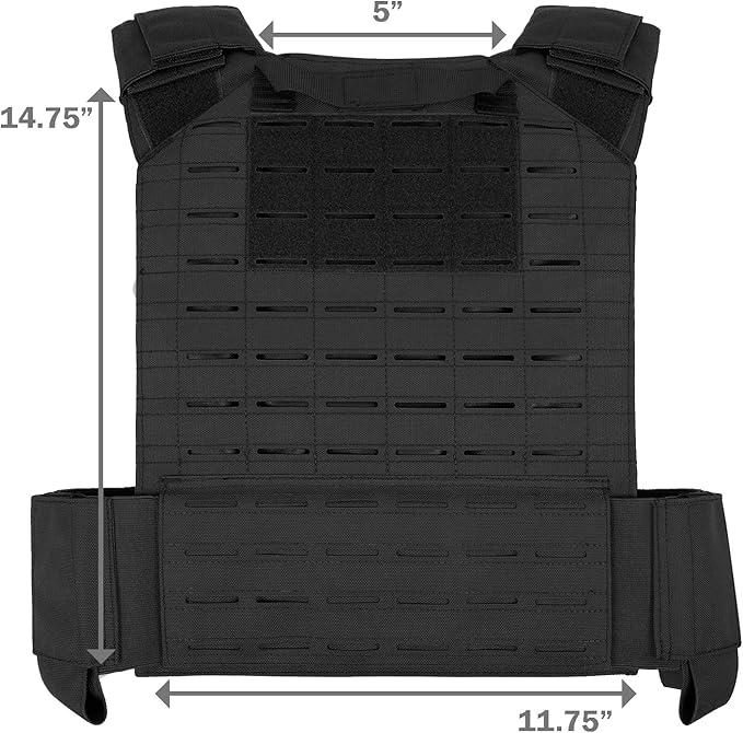 EVERLIT Adjustable Weighted Vest 14 Lbs/ 20 Lbs, Weight Included, for Body Weight Training Fitness Workout Running for Men Women