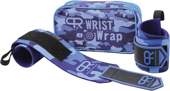 Heavy Duty Premium Wrist Wraps, More Elasticity, Reinforced Stitching, Extra Wide Strap, Strong Thumb Loop, Larry Wheels Weightlifting Wraps