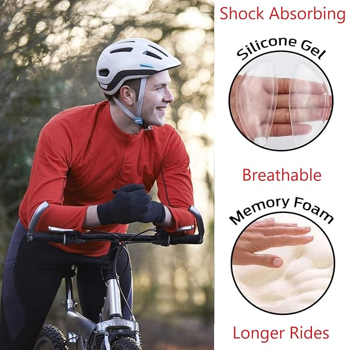 Exercise Bike Seat Cushion Cover – Padded Gel Bike Seat Covers Bicycle Saddle Pad for Women and Men – Comfort Extra Soft – Great for Indoor Cycling Class and Stationary Bikes Spin Bike