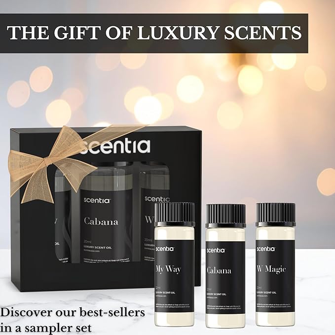 Hotel Diffuser Oil | Aromatherapy Fragrances Inspired by 5-Star Hotels | Luxurious Scents Gift Set - 3 x 20ml Bottles Set - The 1 Hotel Miami, W Hotel & 5- Star Hotels