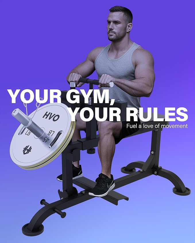HVO Seated Calf Raise Machine: Calf Machine Home Gym Calf Workout Machine Leg Training and Exercise