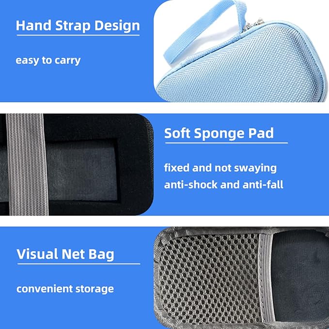 Foirfe Heart Rate Monitor Case Compatible with Kardia Mobile AliveCor Personal ECG Portable Travel Protective Holder Organizer for Heart Monitor Storage Pill Organizer Carrying (Box Only)