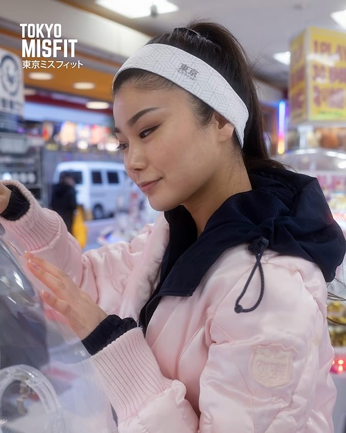 Tokyo Misfit - Japanese Headbands for Men & Women, Sweat Band, Workout, Yoga, Fashion, Running, Sports, Basketball, Bandana