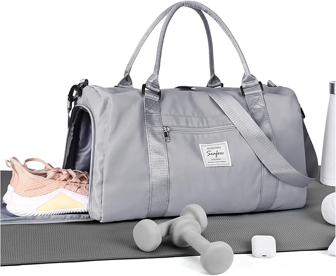 Gym Bag Womens,Travel Duffel Carry on Bag Sport Tote Bag Weekend Overnight Bag