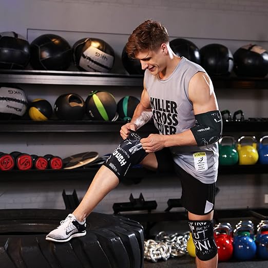 Elbow Sleeves(Pair), Support for Squat,Weightlifting,Powerlifting,Cross Trainning, Golf & Basketball(Medium)