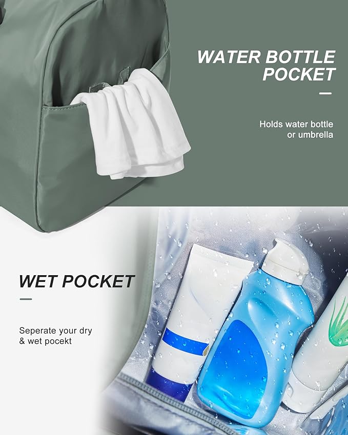 Gym Bag Womens,Travel Duffel Carry on Bag Sport Tote Bag Weekend Overnight Bag