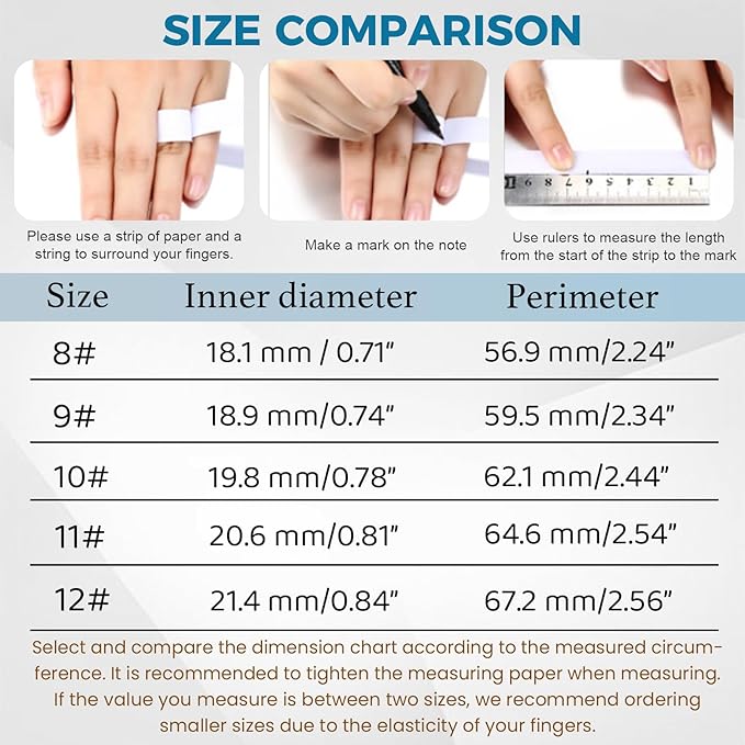 Smart Ring for Women Men Fitness Tracker with Blood Pressure,Heart Rate,Sleep Monitoring,Step Counting,for iPhone and Android,Waterproof smart blood pressure monitor,No Subscription Fees,Gold 9 size