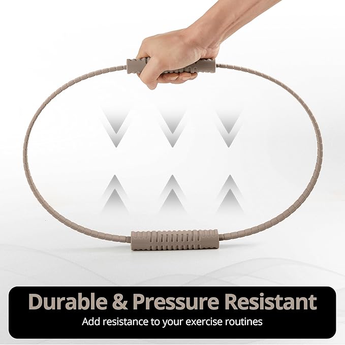 Build & Fitness Pilates Ring – 13.5 inch Magic Circle for Toning Thighs, Core, and Arms – Lightweight, Durable Silicone & Fiberglass Construction for Modern Home, Studio & Travel Workouts