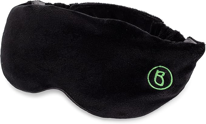 BARMY Weighted Sleep Mask for Women and Men (0.8lb/13oz) Weighted Eye Mask for Sleeping, Eye Cover Blocks Light Helps Relaxation and Night Sleep, Comfortable Blackout Sleeping Mask, Black