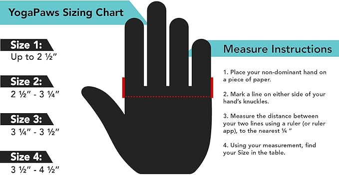 YogaPaws Elite Padded Anti Slip Grip Gloves for Women and Men for Yoga, Power Yoga, Pilates, Cycling, Crossfit, Outdoor Exercise, Weight Training and for Sweaty Hands