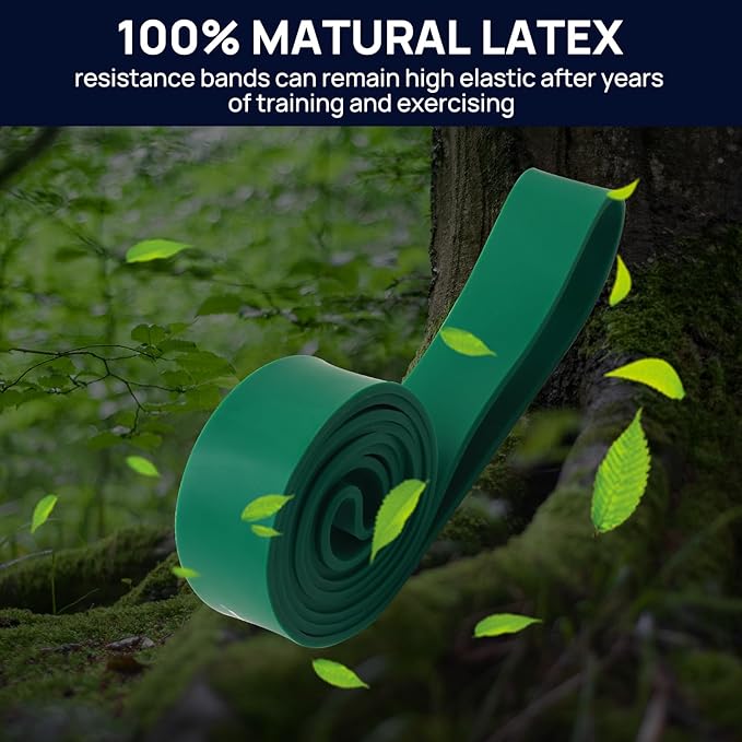 Resistance Bands, Pull Up Assist Bands - Workout Bands, Eexercise Bands, Long Resistance Bands Set for Working Out, Fitness, Training, Physical Therapy for Men Women