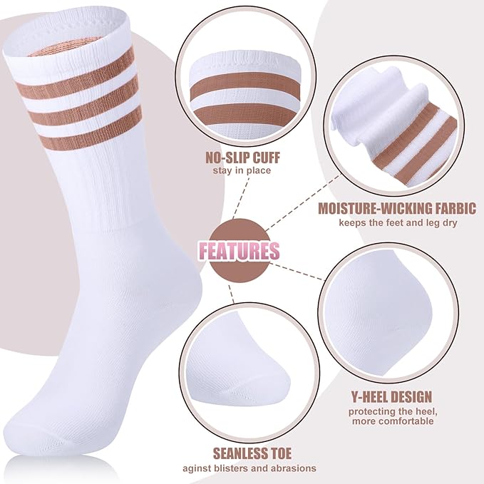 Hillban 80s Workout Outfit 80s Accessories for Women Men Neon Sweatbands Headbands for Tennis Volleyball Sport