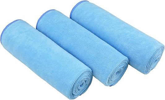 16" x 32"Gym Towels for Men & Women Microfiber Sports Towel Set Fast Drying & Absorbent Workout Sweat Towels for Fitness,Yoga, Golf,Camping 3-Pack Gift