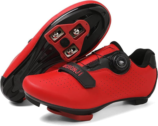 Cycling Shoes, Unisex Delta Cleats Compatible, Indoor Peloton and Outdoor Road Bike Shoes for Men and Women