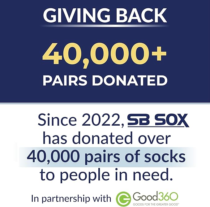 SB SOX Compression Socks for Men & Women (20-30 mmHg) - Best Support Stockings for Travel, Medical, and Sports - Perfect for Everyday Wear