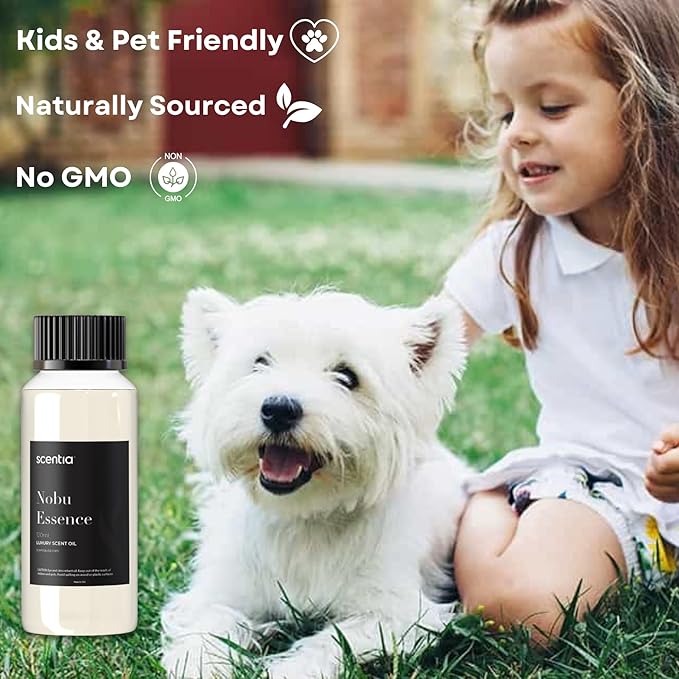 Scentia Hotel Diffuser Oil Inspired by The Nobu Hotel - 120 mL 4.06 fl oz - Essential Oil Blend Jasmine, Lilly, Sandalwood & Fresh Citrus for Aromatherapy Diffusers - Nobu Essence