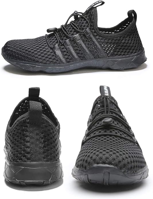 DLGJPA Men's Lightweight Quick Drying Aqua Water Shoes Athletic Sport Walking Shoes