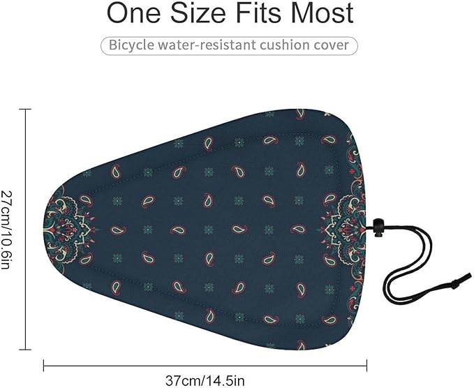 Waterproof Bike Seat Cover with Drawstring Waterproof Bike Seat Rain Cover Seat Protective Water Resistant Bicycle Saddle Rain Dust Cover
