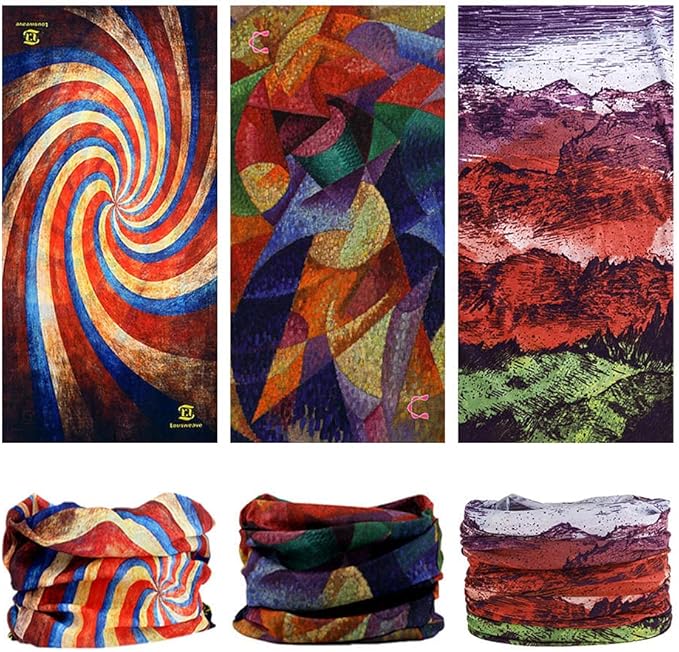 Headband Neck Gaiter Head Wrap Headwear Face Mask Magic Scarf Bandana for Men and Women