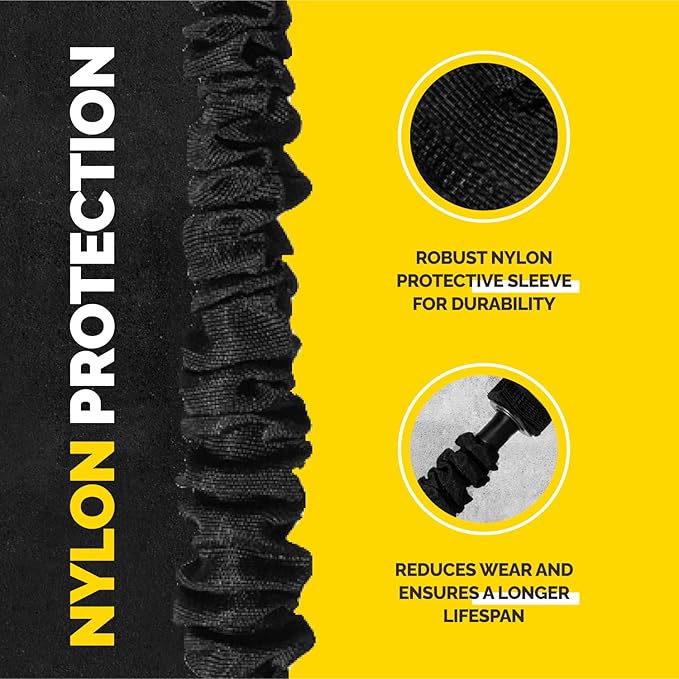 Pull Up Assistance Bands Set - 4 Heavy-Duty Pull Up Bands, Height Adjustable Strap & Comfortable Foot Strap - Stackable Pull Up Resistance Bands for Pull Ups