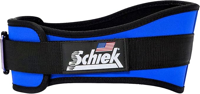Schiek Sports 2006 Nylon 6 Inches Weight Lifting Belt - Support Belt for Power Lifting