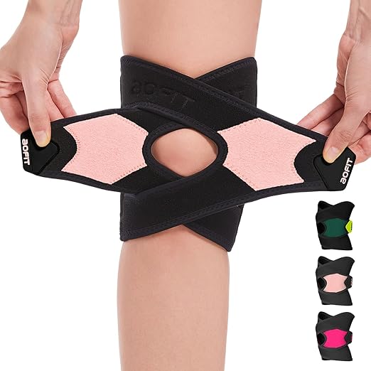 Knee Brace for Women Men Knee Pain Meniscus Tear Arthritis Patella Dislocation Best Osteoarthritis Adjustable Compression with Memory Stabilizers for ACL MCL Breathable for Injury Recovery XL