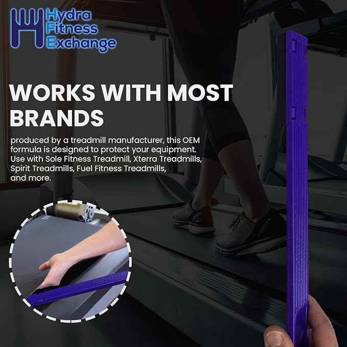 Hydra TreadLube Treadmill Walking Belt Lubricating Kit 100% Spirit Sole Fitness Silicone lube Tread Lube with 16" Applicator Reduces Friction Works with Most Treadmill