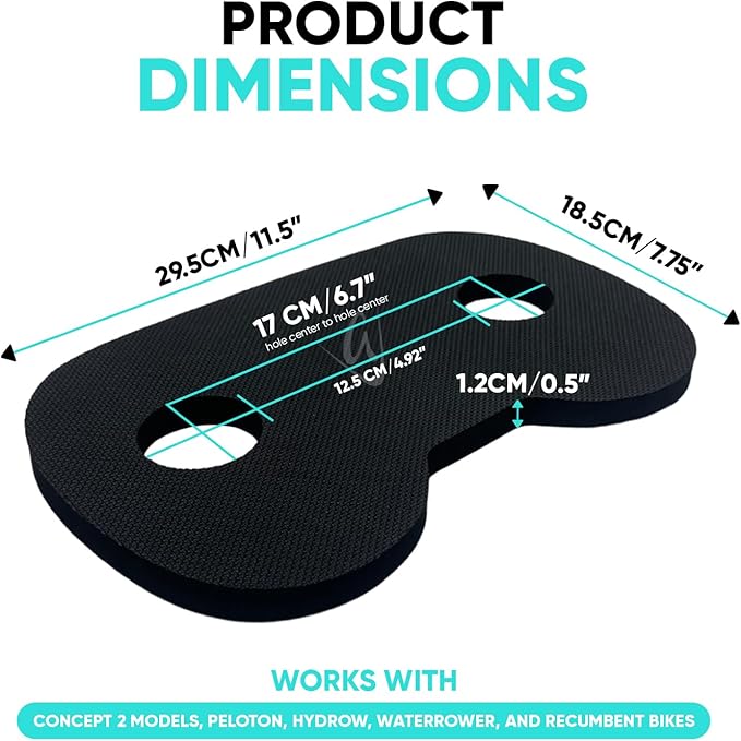 Godfrey Original Rowing Boat Seat Pad for Men & Women - Anti-Slip Rower Pad for in-Boat, Concept2, Water Rowers & Rowing Machines