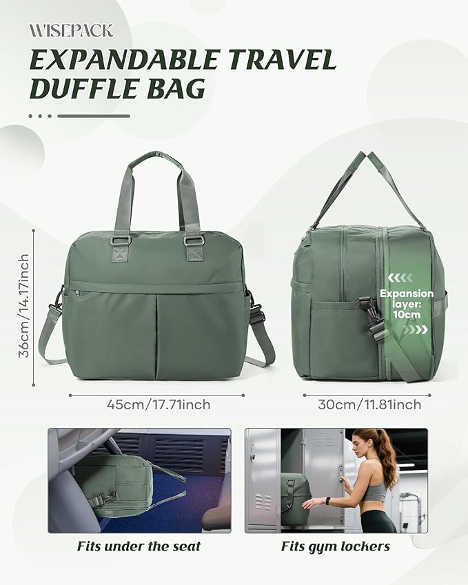 Gym Bag Womens,Travel Duffel Carry on Bag Sport Tote Bag Weekend Overnight Bag