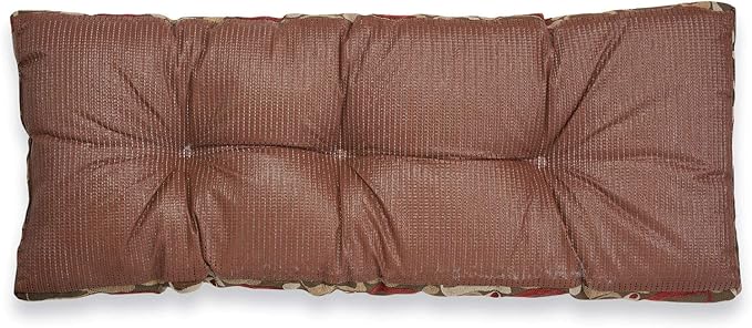 Klear Vu The Gripper Omega Non-Slip Tufted Bench Cushion for Indoor Furniture, Assembled in USA, Entryway Storage, Bay Window, Corner Nook or Piano Seat, 35 Inches, Ovation